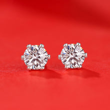 Load image into Gallery viewer, Monaco Solitaire MOISSANITE Queens Earrings

