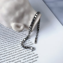 Load image into Gallery viewer, New York Hip Hop Solid Square Silver Bracelet
