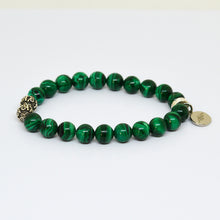 Load image into Gallery viewer, Malachite_Round_Bracelet_1
