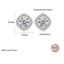 Load image into Gallery viewer, London Solitaire MOISSANITE Queens Earrings
