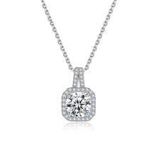 Load image into Gallery viewer, Barcelona Solitaire MOISSANITE Princess Necklace
