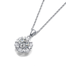 Load image into Gallery viewer, Parisian Solitaire MOISSANITE Queens Necklace
