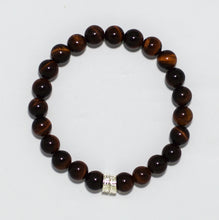 Load image into Gallery viewer, Red_tiger_eye_Double_bead_bracelet_1
