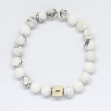 Load image into Gallery viewer, White_Howlite_Infinity_Bracelet_2
