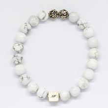 Load image into Gallery viewer, White_Howlite_Round_Infinity_2
