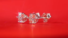 Load and play video in Gallery viewer, Barcelona Solitaire MOISSANITE Queens Earrings
