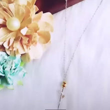 Load and play video in Gallery viewer, Milano Golden Rose Pendant Silver Necklace
